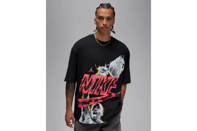 Jordan Reissue Ανδρικό Κοντομάνικο T-Shirt Μαύρο