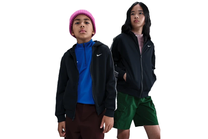 Nike Sportswear Club Dri-FIT Παιδική Ζακέτα Μαύρη