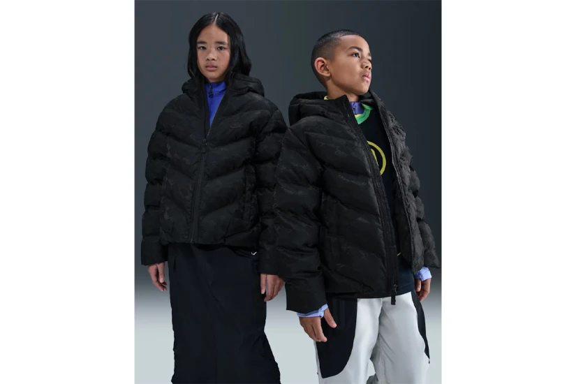 Nike Sportswear All Day Play Therma-Fit Παιδικό Μπουφάν Puffer Μαύρο
