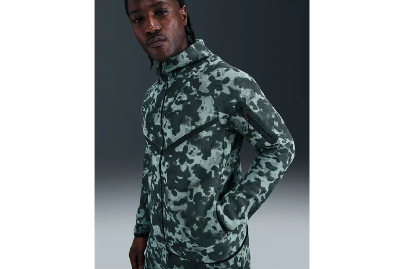Nike Tech Fleece Camo Windrunner Ανδρική Ζακέτα με Κουκούλα