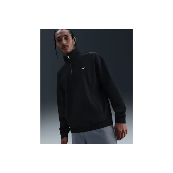 Nike Solo Swoosh Fleece Μπλούζα Με Φερμουάρ Ανδρική (HV1094 010)