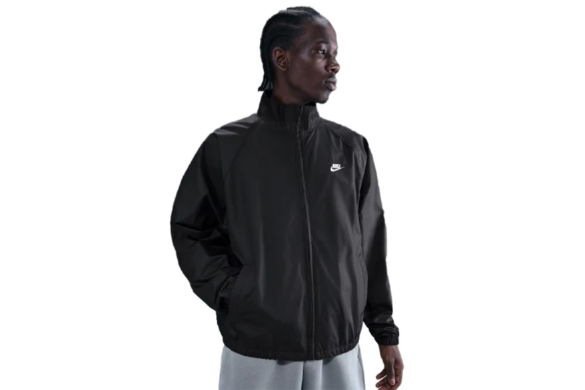Nike Sportswear Club Roscoe Ανδρική Πολυεστερική Ζακέτα Μαύρη