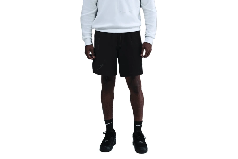 Nike Giannis Standard Issue Fleece Ανδρική Μπασκετική Βερμούδα Μαύρη