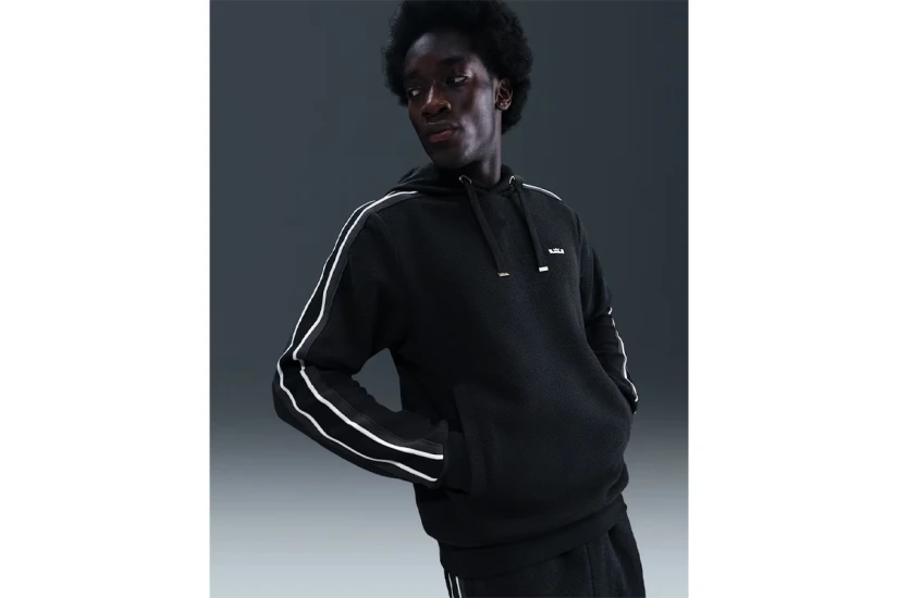 Nike LeBron Standard Issue Therma-Fit Ανδρικό Φούτερ με Κουκούλα Μαύρο