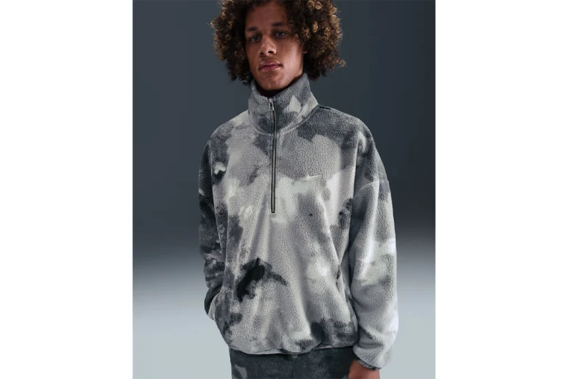 Nike Therma-Fit Ανδρική Μακρυμάνικη Μπλούζα Fleece με Φερμουάρ