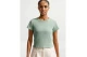 Nike Sportswear Tight Ribbed Γυναικείο Κοντομάνικο T-Shirt Φυστικί