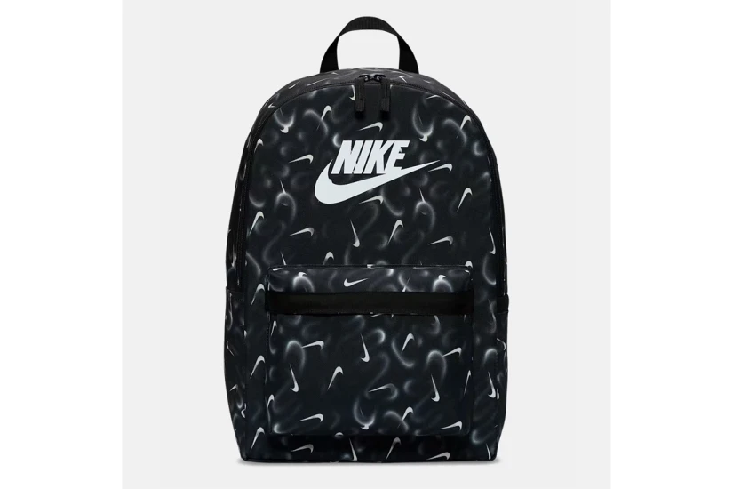 Nike Heritage Unisex Backpack 25L Ανθρακί, Λευκό, Μαύρο