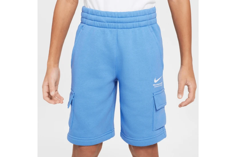 Nike Sportswear Fleece Παιδική Αθλητική Βερμούδα Γαλάζια