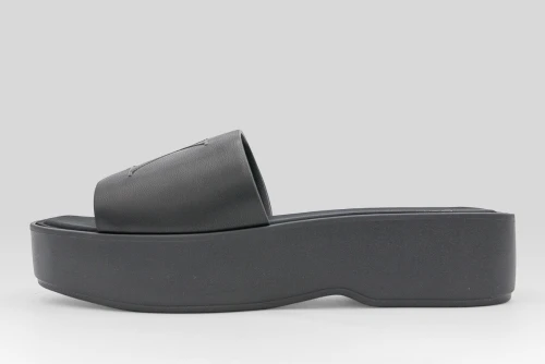 Calvin Klein Amelia Leather Platform Sliders Σανδάλια (HW0HW03026 0GJ)