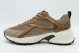 Calvin Klein Hike Run Ckstripe Mesh Met Γυναικεία Sneakers Μπρονζέ, Πουρό, Λευκά