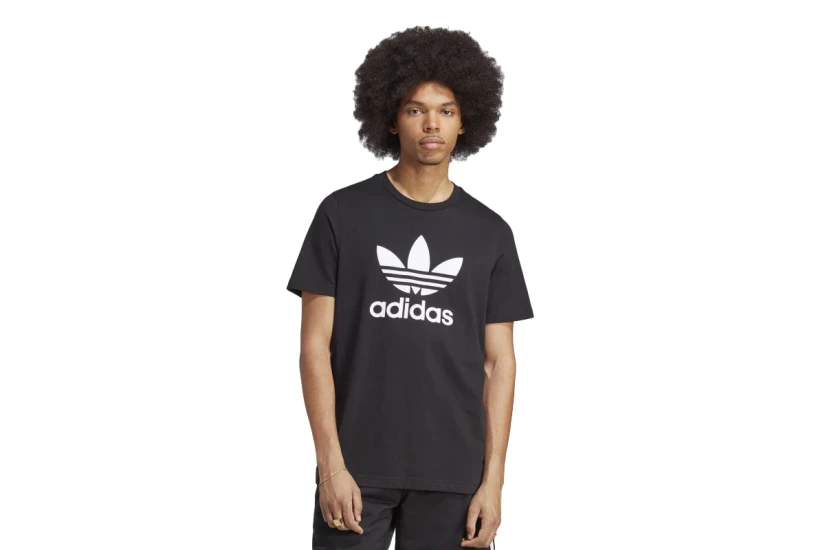 Adidas Originals Trefoil Essentials Ανδρικό Κοντομάνικο T-Shirt Μαύρο