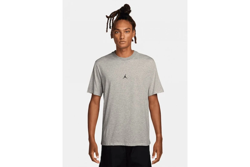 Jordan Sport Dri-FIT Jumpman Ανδρικό Κοντομάνικο T-Shirt Γκρι Ανοιχτό