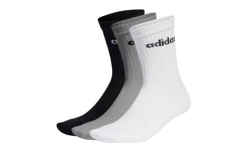 Adidas Performance Linear Crew Cushioned Κάλτσες Ψηλές 3 Ζευγάρια (IC1302)