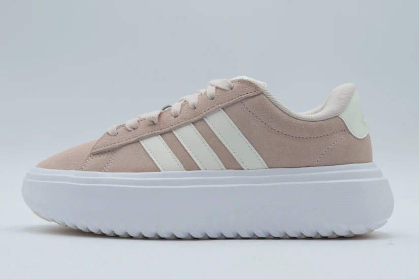 Adidas Performance Grand Court Platform Sneakers Σομόν, Λευκά