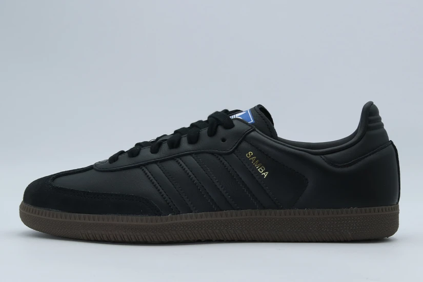 Adidas Originals Samba OG Unisex Sneakers Μαύρα, Καφέ