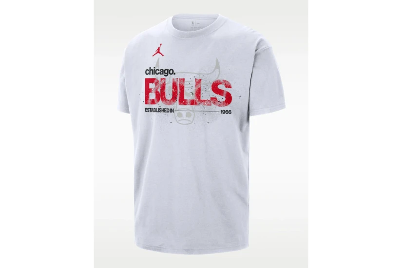 Nike NBA Chicago Bulls Courtside 85 Statement Ανδρικό Κοντομάνικο T-Shirt Λευκό