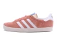 Adidas Originals Gazelle Sneakers Σομόν, Λευκά