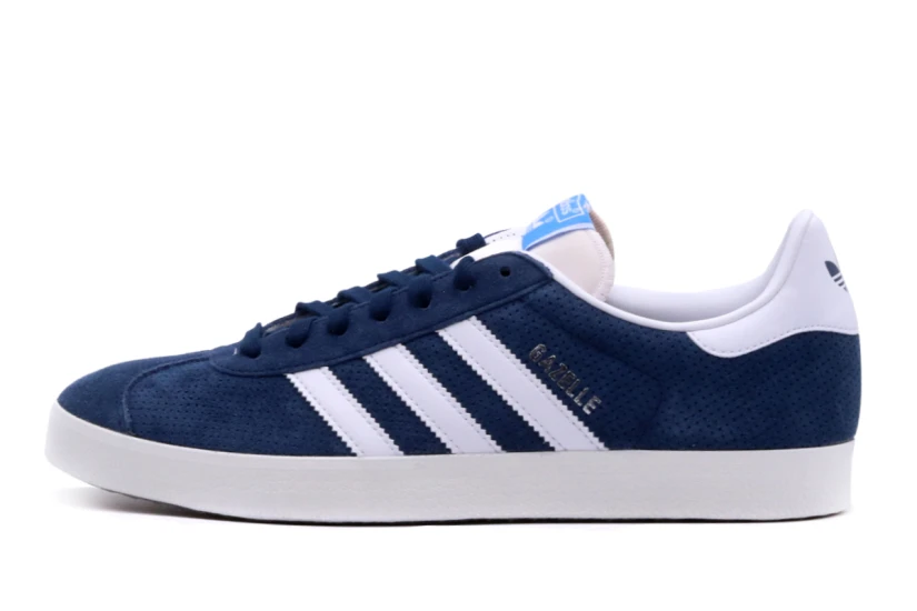 Adidas Originals Gazelle Ανδρικά Sneakers Μπλε Σκούρα, Λευκά