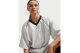 Nike Sportswear Oversized Satin Γυναικείο Κοντομάνικο T-Shirt Εκρού, Μαύρο