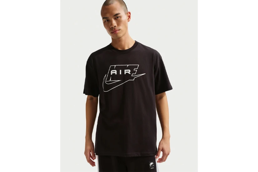 Nike Sportswear Ανδρικό Κοντομάνικο T-Shirt Μαύρο, Λευκό