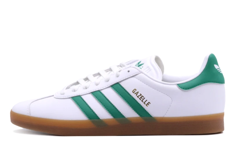 Adidas Originals Gazelle Unisex Sneakers Λευκά, Πράσινα, Καφέ