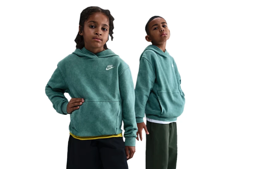 Nike Sportswear Παιδικό Φούτερ με Κουκούλα Μέντα