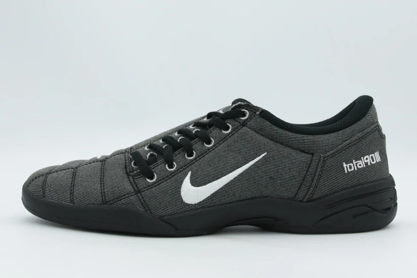Nike Total 90 Premium Ανδρικά Sneakers Γκρι Σκούρο, Μαύρα
