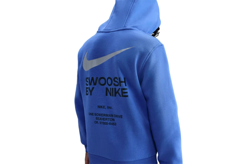 Nike Sportswear Club Fleece Παιδικό Φούτερ με Κουκούλα Μπλε