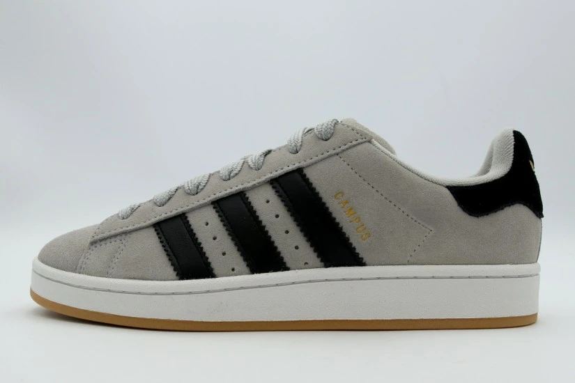Adidas Originals Campus 00S Ανδρικά Sneakers Γκρι, Μαύρα, Λευκά