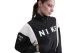 Nike Sportswear Woven Γυναικεία Μακρυμάνικη Μπλούζα με Φερμουάρ Μαύρη, Λευκή