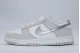 Nike Dunk Low Sneakers Εκρού, Γκρι Ανοιχτό, Ασημί