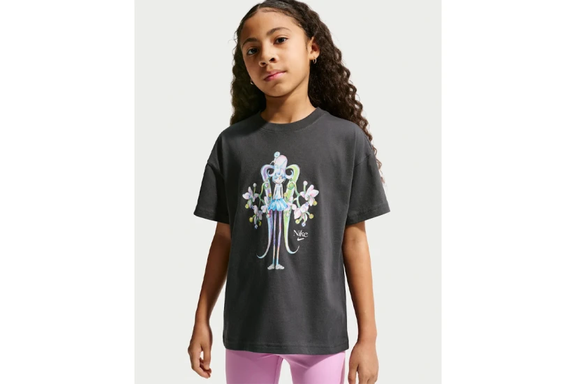 Nike Sportswear Club Παιδικό Κοντομάνικο T-Shirt Ανθρακί