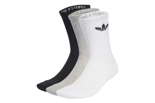 Adidas Originals Trefoil Cushion Κάλτσες Ψηλές 3 Ζευγάρια (IJ5614)