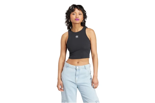 Adidas Originals Rib Tank Crop Top Αμάνικο Γυναικείο (IJ8251)