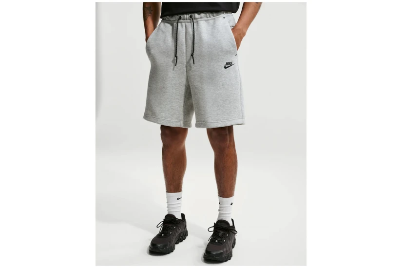 Nike Tech Fleece Ανδρική Αθλητική Βερμούδα Γκρι