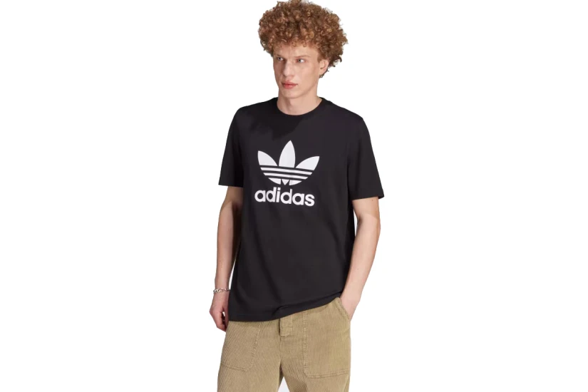Adidas Originals Trefoil Essentials Ανδρικό Κοντομάνικο T-Shirt Μαύρο
