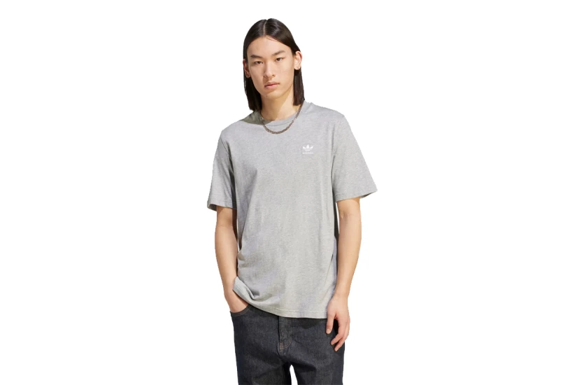 Adidas Originals Essential Tee Ανδρικό Κοντομάνικο T-Shirt Γκρι