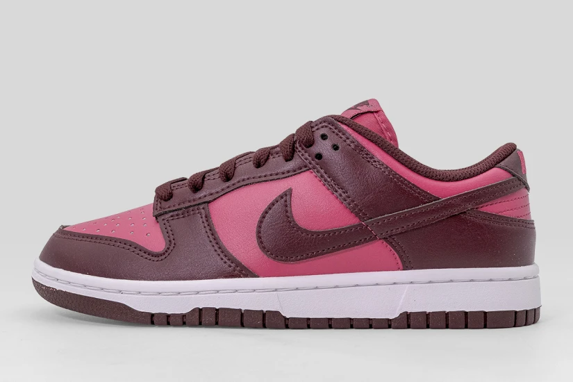 Nike Dunk Low Sneakers Μπορντό, Βυσσινί