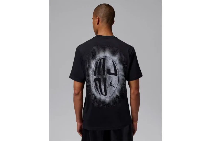 Jordan Sport Dri-FIT Graphic Ανδρικό Κοντομάνικο T-Shirt Μαύρο, Λευκό