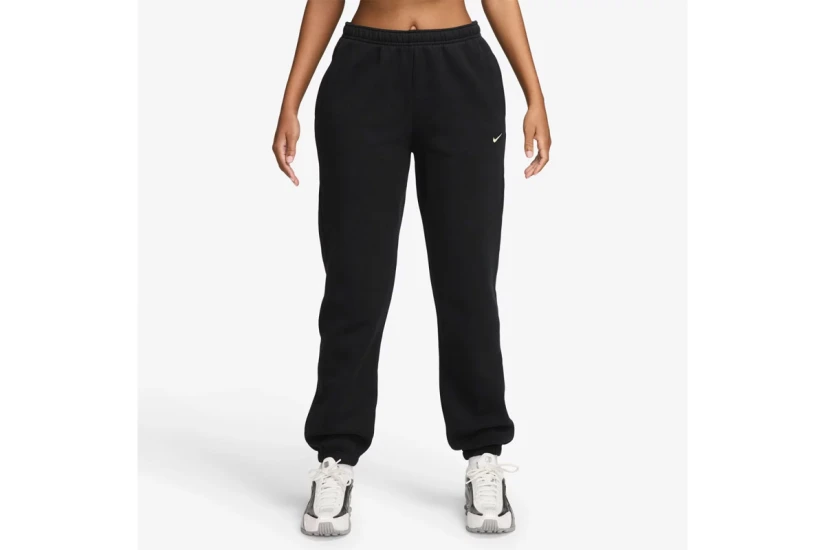 Nike Studio Fleece Γυναικείο Παντελόνι Φόρμας Μαύρο