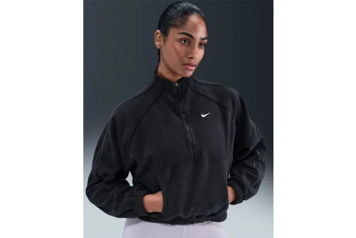 Nike One Therma-Fit Μπλούζα Fleece Με Φερμουάρ Γυναικεία (IO0182 010)