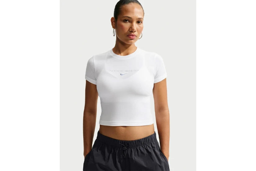 Nike Sportswear Γυναικείο Κοντομάνικο T-Shirt Λευκό