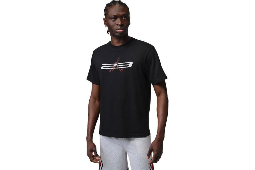 Jordan Sport Dri-FIT Ανδρικό Κοντομάνικο T-Shirt Μαύρο