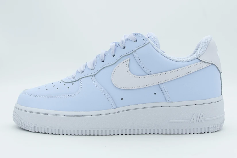 Nike Air Force 1 Retro Premium Γυναικεία Sneakers Σιέλ, Λευκά