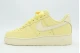 Nike Air Force 1 Retro Premium Γυναικεία Sneakers Κίτρινα, Εκρού
