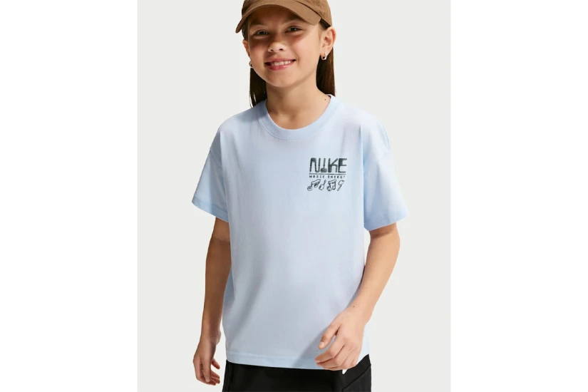Nike Swoosh Παιδικό Κοντομάνικο T-Shirt Σιέλ