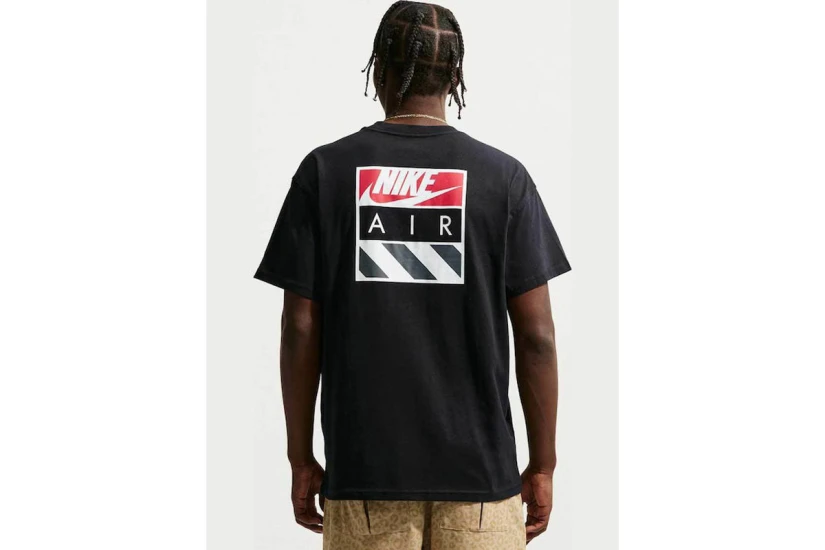 Nike Air Ανδρικό Κοντομάνικο T-Shirt Μαύρο
