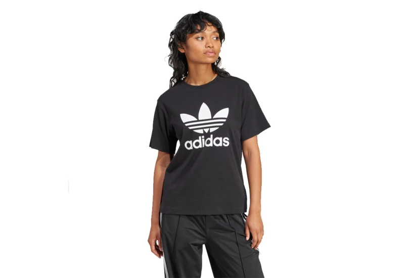 Adidas Originals Trefoil Γυναικείο Κοντομάνικο T-Shirt Μαύρο
