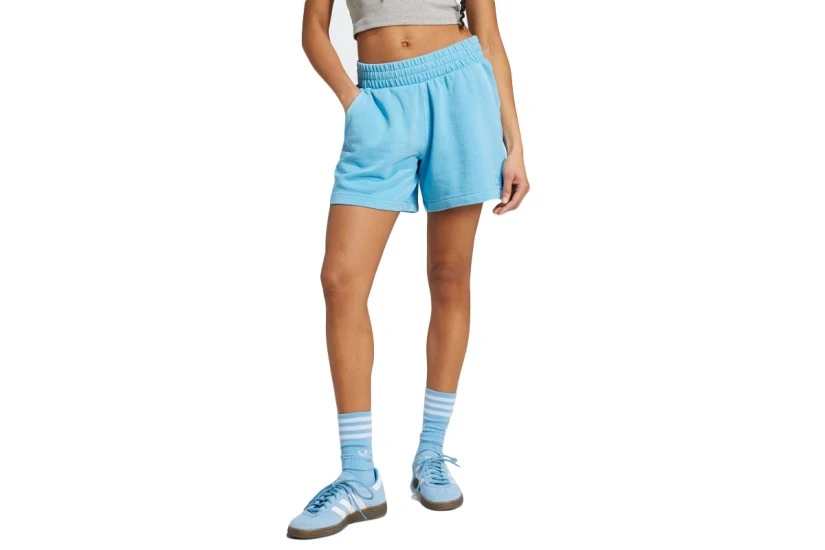 Adidas Originals Essentials Plus Γυναικείο Αθλητικό Σορτς Γαλάζιο