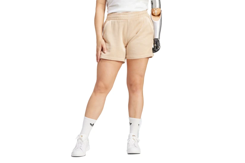 Adidas Originals Essentials Plus Γυναικείο Αθλητικό Σορτς Μπεζ